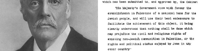 The 1917 Balfour Declaration: ‘Settler Colonialism’ 100 years&nbsp;on