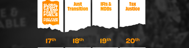 Global Week Of Action For Climate Finance And A Fossil-Free&nbsp;Future